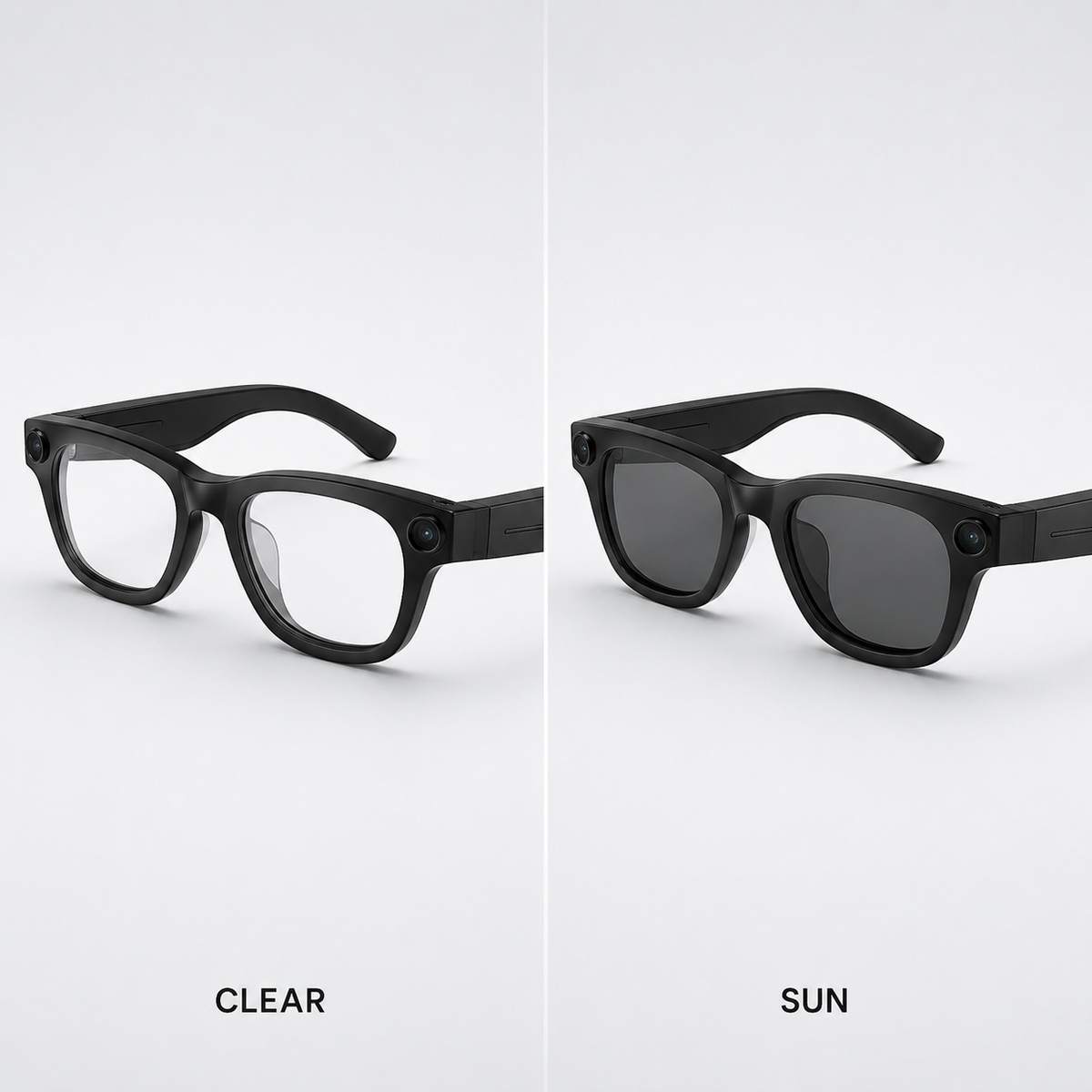 RoamSight™ AI Smart Glasses + Protective Charging Case