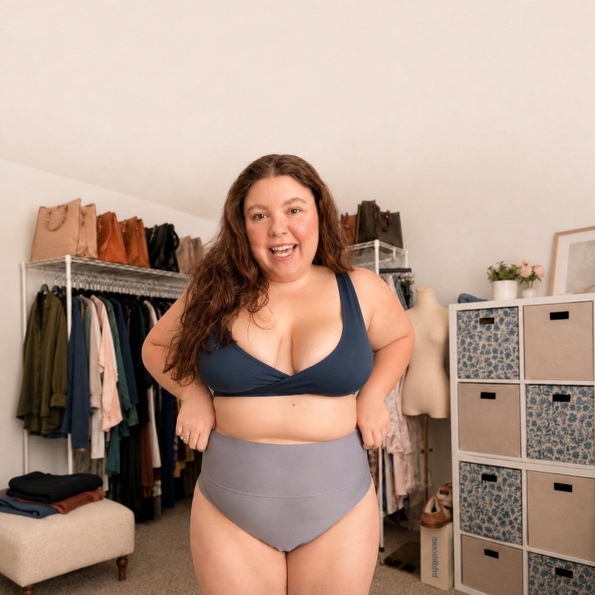 CurveVeil™ High-Waist Shaping Thong