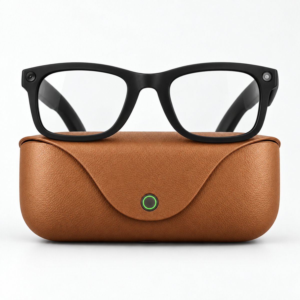 RoamSight™ AI Smart Glasses + Protective Charging Case